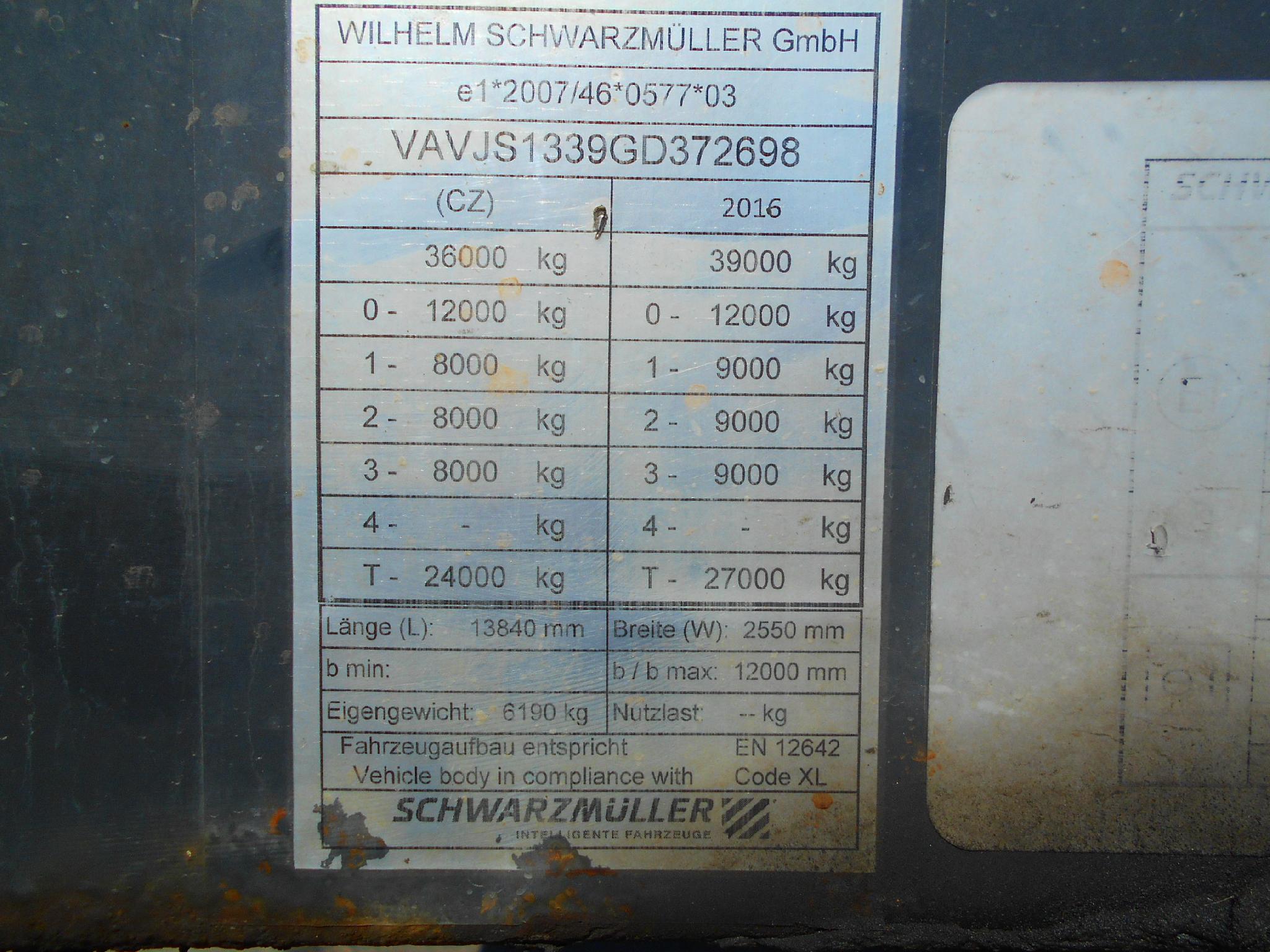 Vozidlo SCHWARZM�LLER SPA3/E